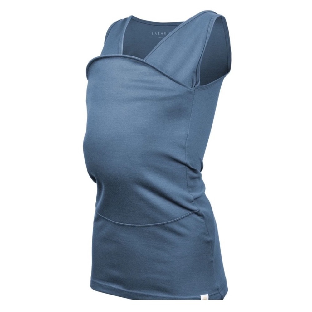 Lalabu Women's Blue Maternity Top
